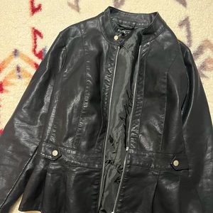 Baccini ladies leather jacket